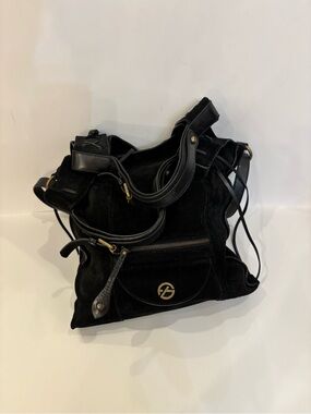 Francesco Biasia suede vintage purse